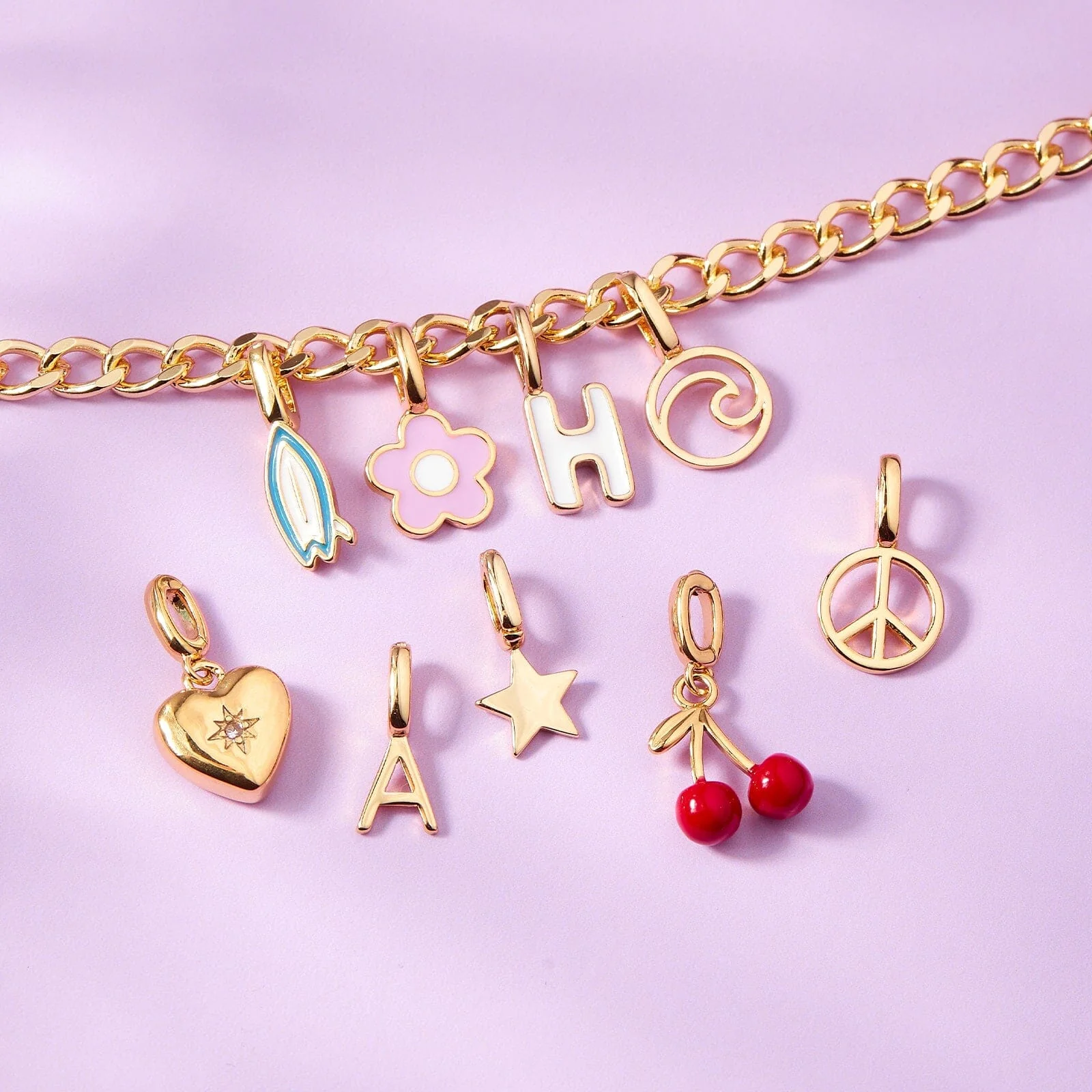 Harper Enamel Flower Charm - Image 3
