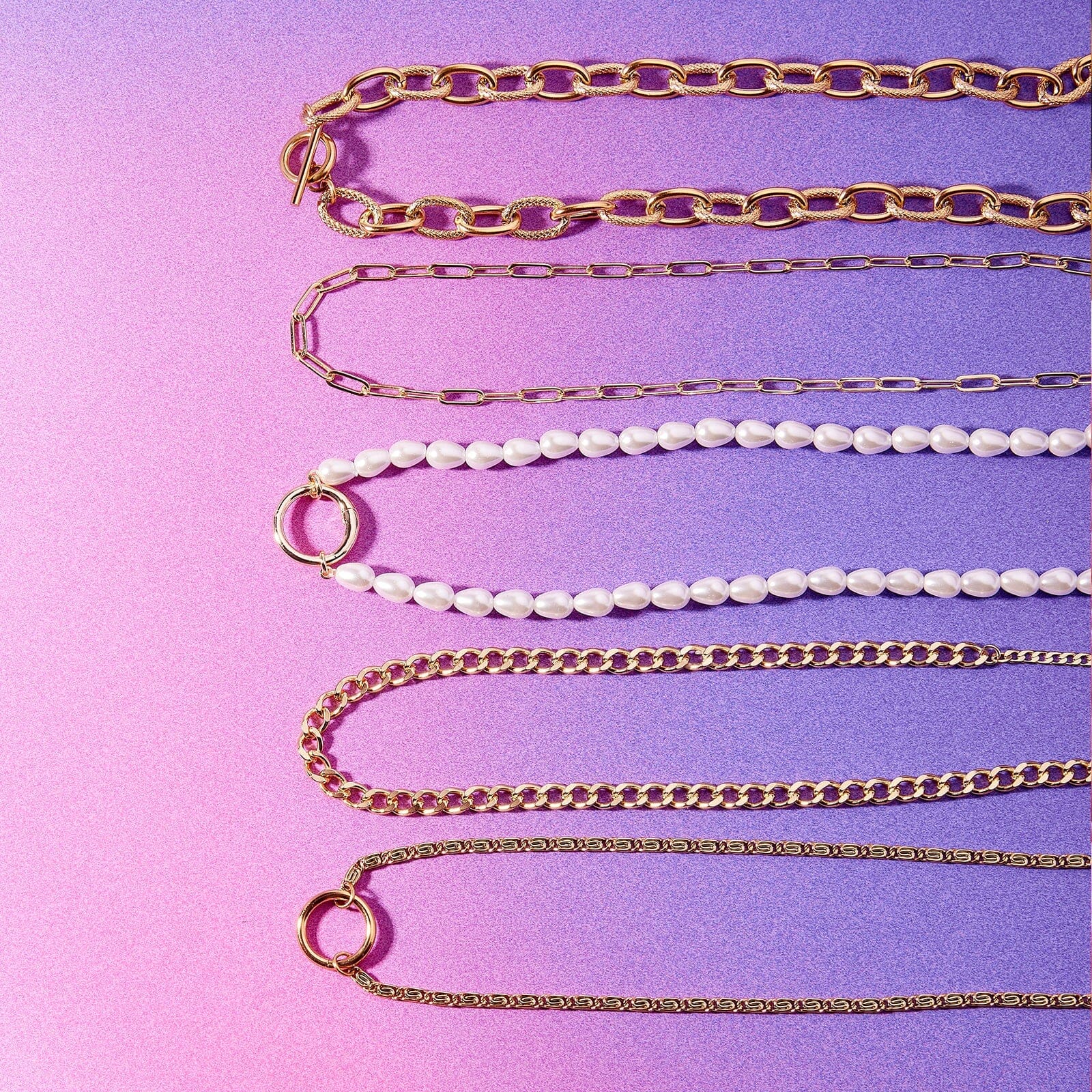 Harper Scroll Chain Necklace - Image 13