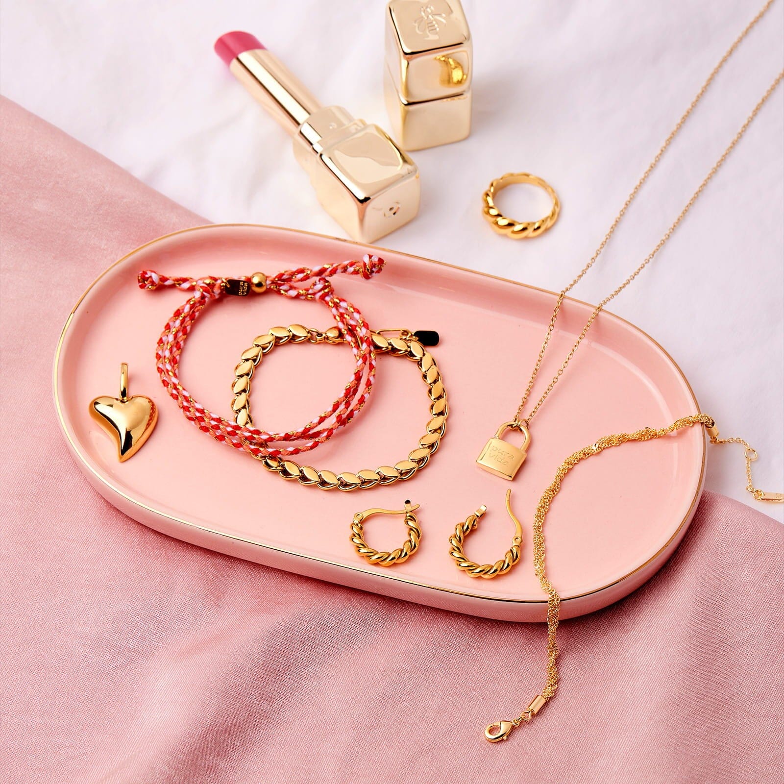 Layered Twisted Rope Chain Bracelet - Image 11