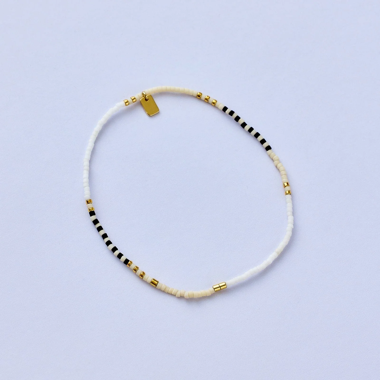 Monochrome Stretch Anklet - Image 4