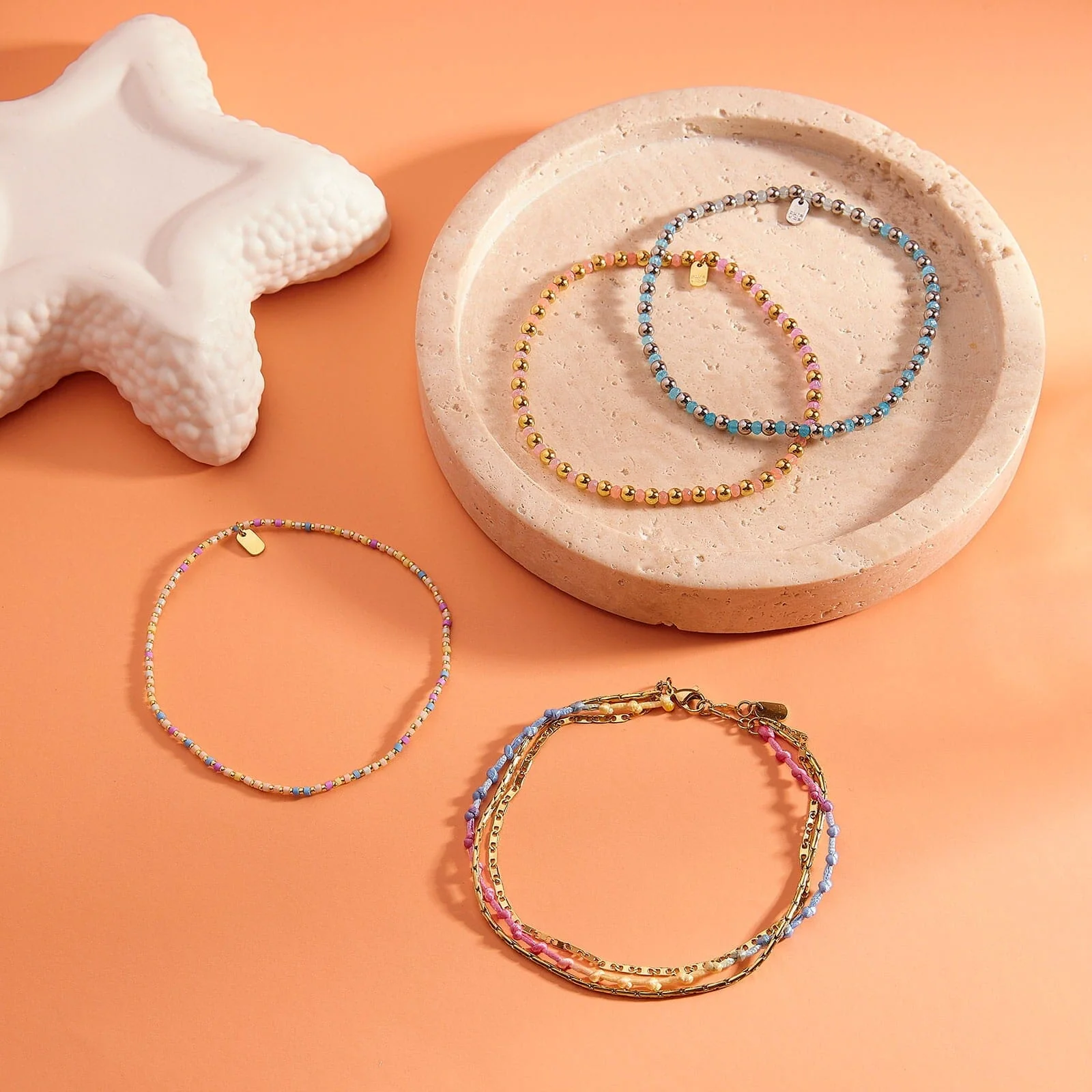 Ombre Knot Layered Bracelet - Image 7