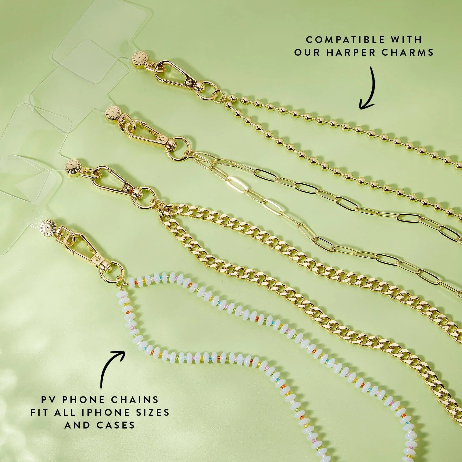 Paperclip Chain Wristlet Phone Chain - Image 6