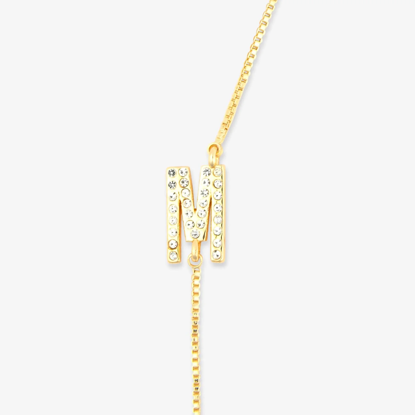 Pavé Initial Box Chain Choker - Image 16