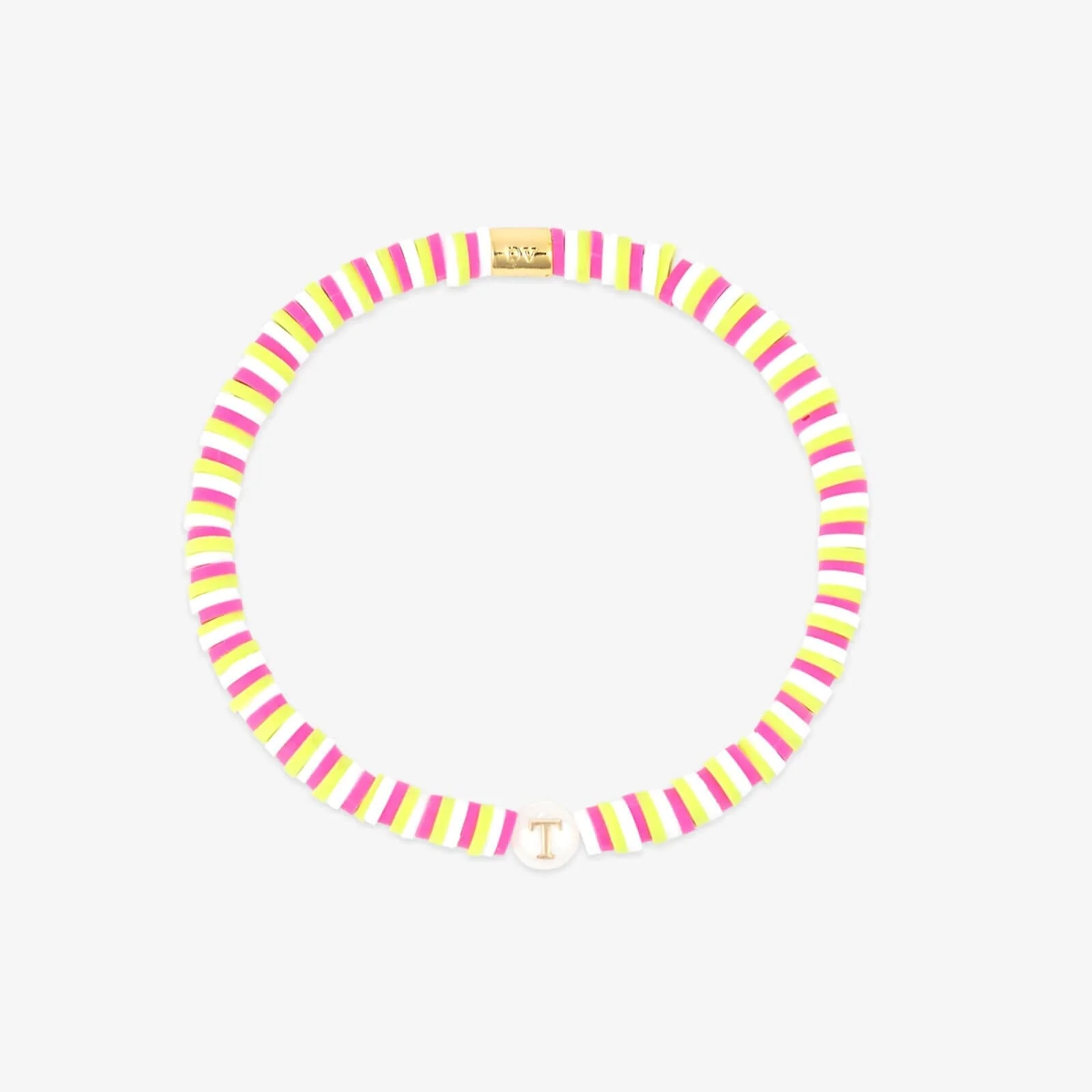 Raspberry Alphabet Stretch Bracelet - Image 24