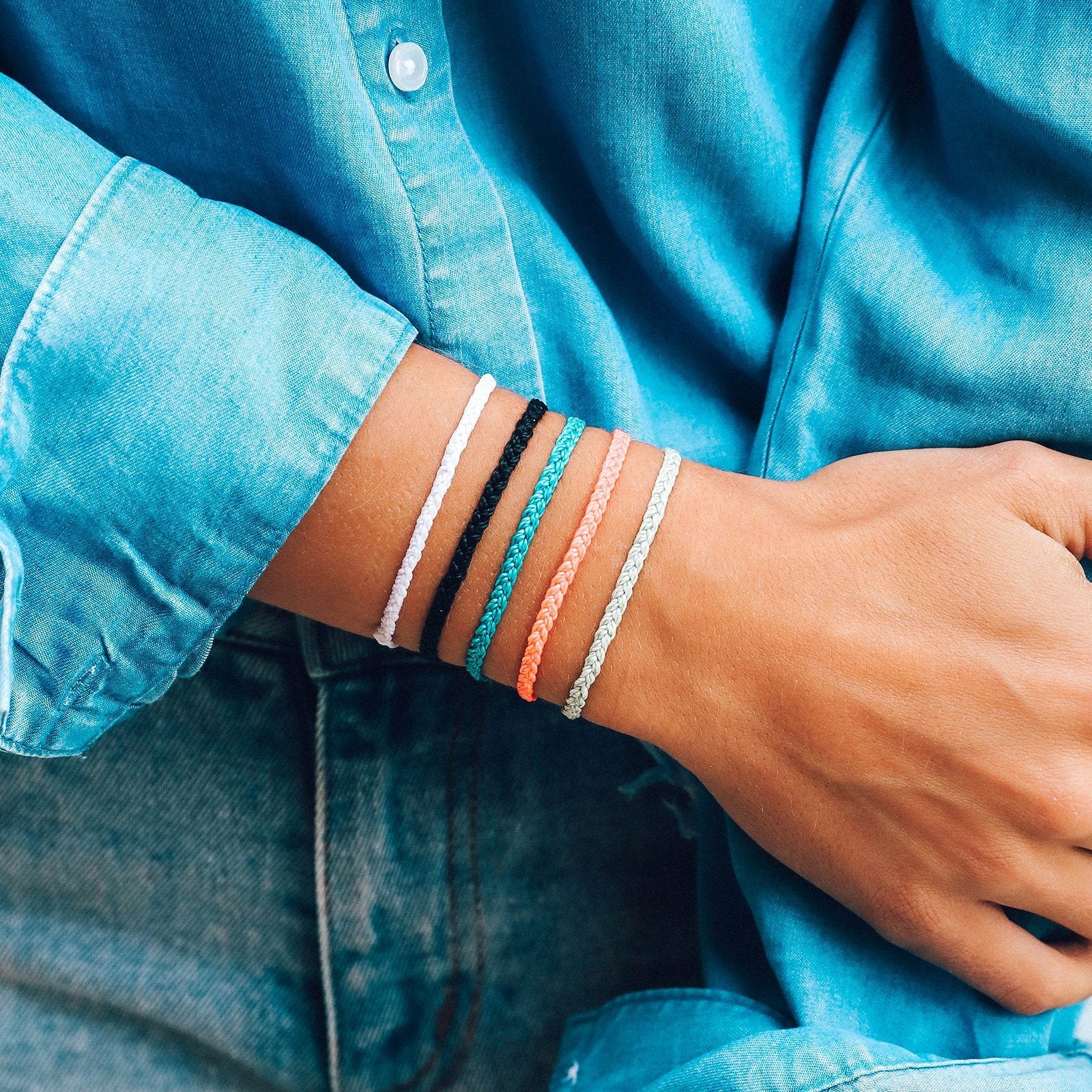 Solid Mini Braided Bracelet - Image 11