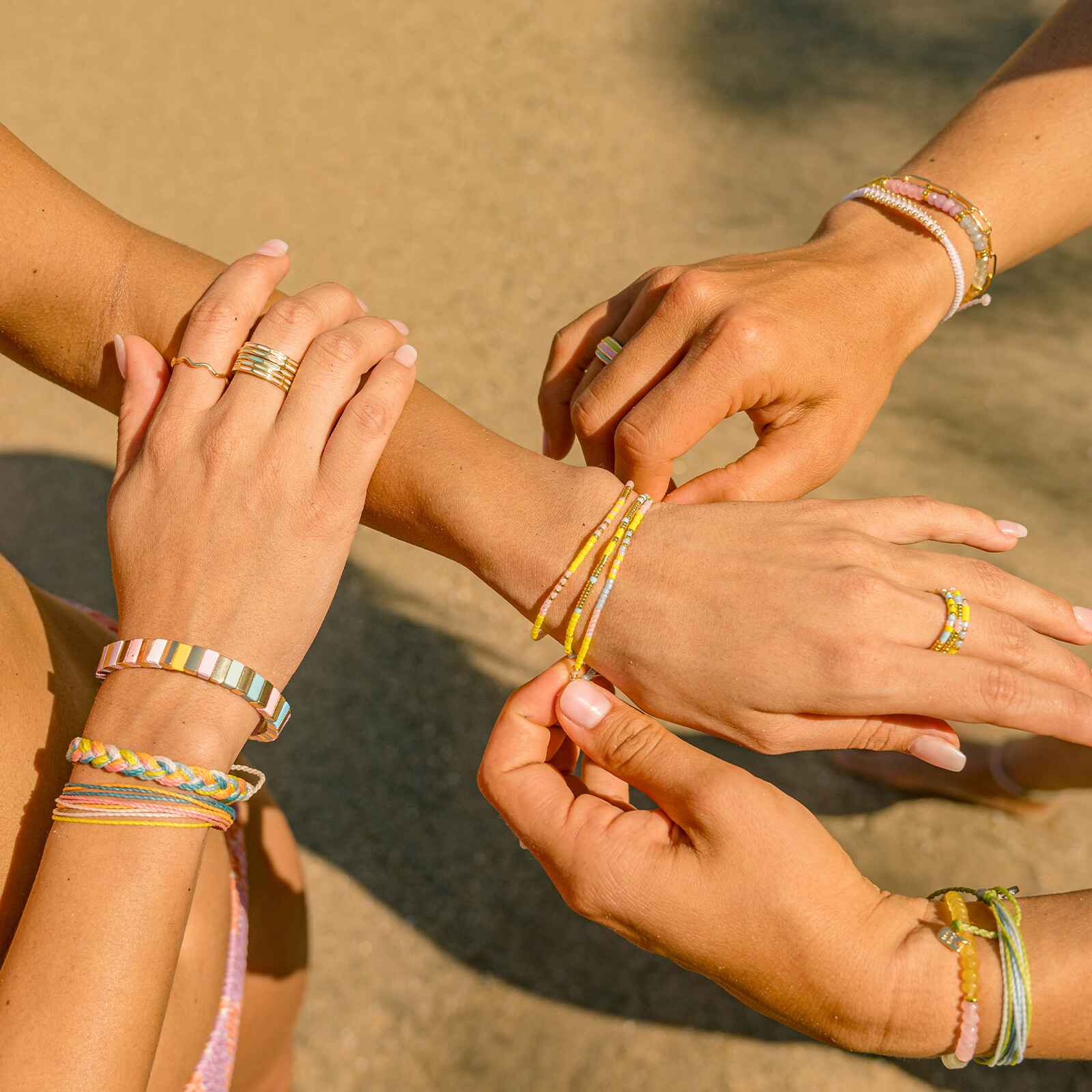Sunset Beach Stretch Bracelet Set of 3 - Image 6